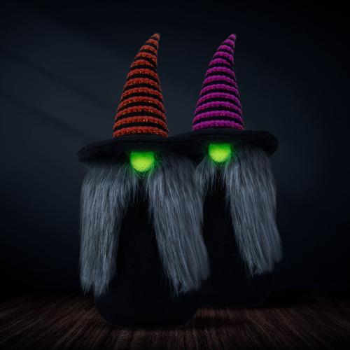 Foszforeszkáló skandináv manó - Halloween - 2 féle - 35 cm