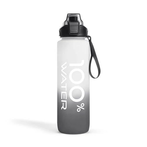 Sport kulacs opálos - fekete-fehér színátmenetes 1liter