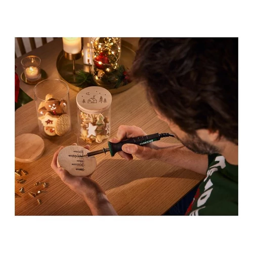 ParkSide PBMK 30 B2  pirogravírozó, pirográf készlet 16 kiegészítővel, 30W