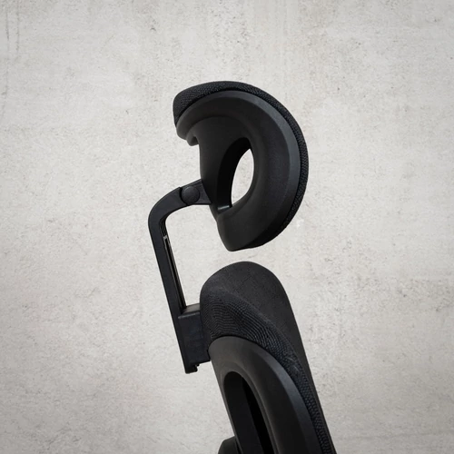 Prémium ergonomikus irodai szék, forgószék, fekete (T03) hálós