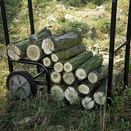 Tűzifa szállító kézikocsi 70x30x70-109cm (MF-0054-H)