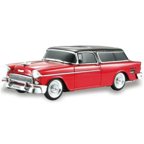 WSTER 1955-ös Chevrolet Nomad formájú Bluetooth hangszóró, USB port, TF kártyahely, piros