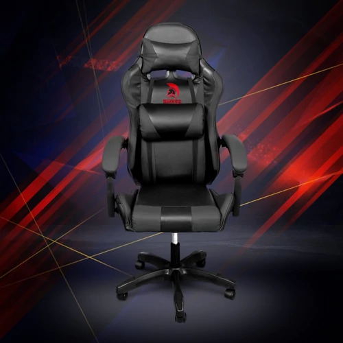Warrior gamer szék, forgószék fekete (GAMER-BASIC-1-BLACK)