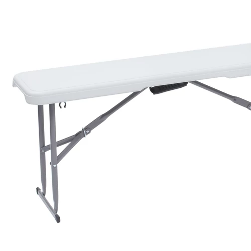 Összecsukható kemping pad, kerti pad 182x28x44cm fehér (KL-ZD183A)