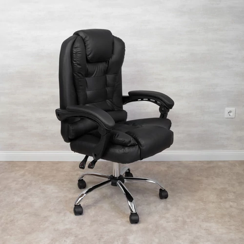 Főnöki irodai szék, forgószék fekete (JM-09-BLACK-6)