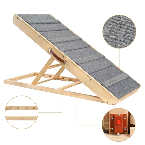 Kutyalépcső, kisállat lépcső, rámpa 100cm