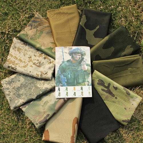 Military, katonai sál fekete (military-scarf-black)