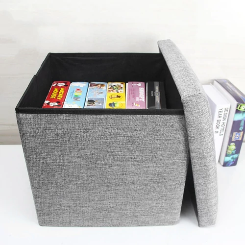 Ülésre alkalmas tárolódoboz, ülőke kék (storage-box-38-blue)