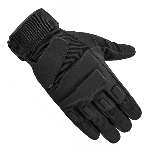 Military, katonai kesztyű fekete L méret (GLOVES-BLACK-L)