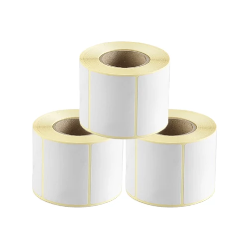 3000db 100x60mm direkt termál tekercses etikett címke (1000 címke/tekercs, 3 tekercs)