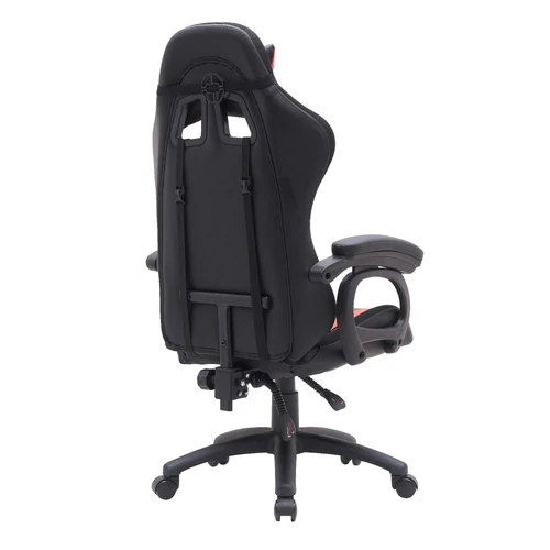 Gamer szék fekete - piros Combat LED