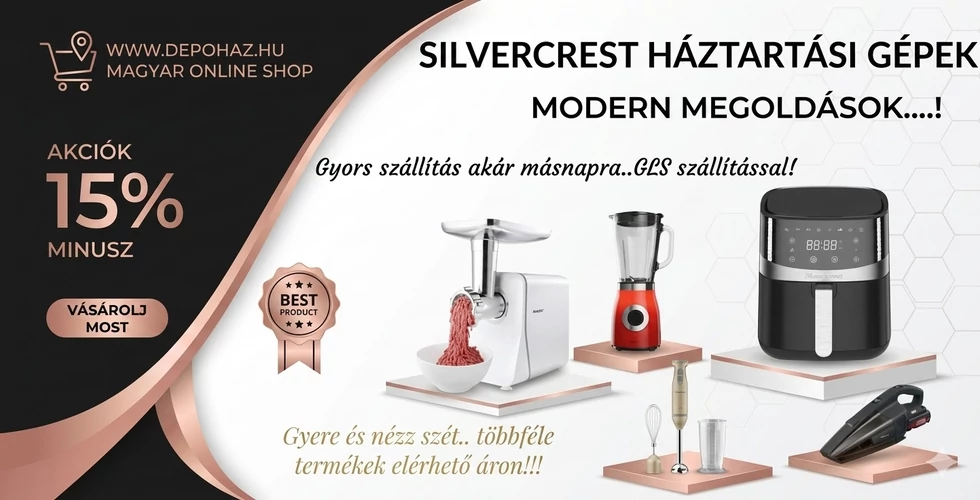 Silvercrest háztartási gépek