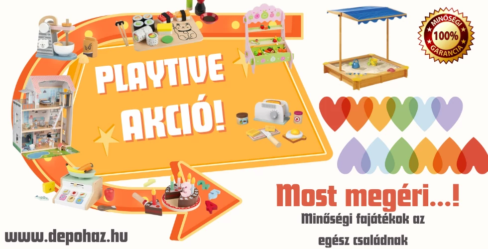 Playtive játékok akcióban – Depohaz.hu